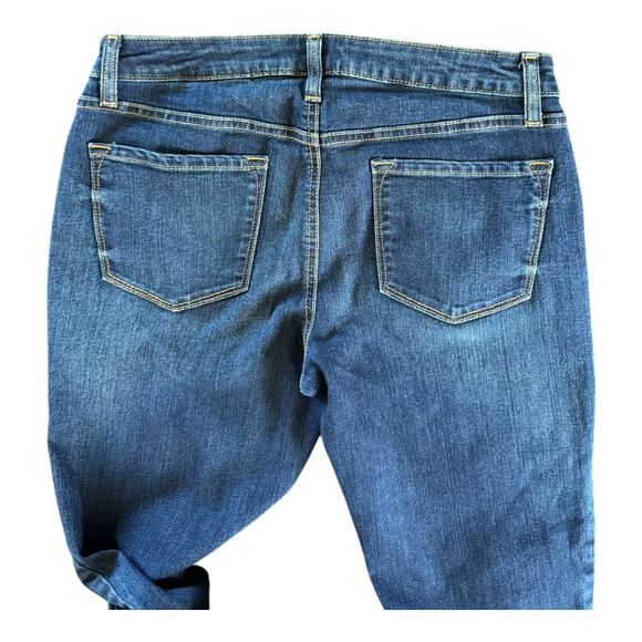 Apt. 9 | Women's Blue Straight Jeans | Size 8P | 1053 - Picture 3 of 9